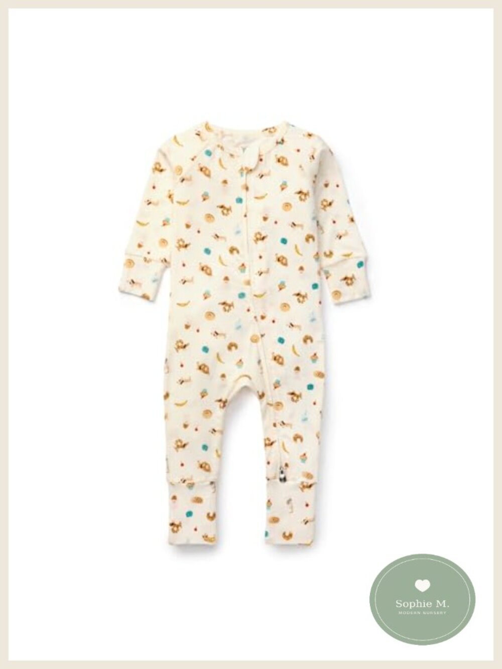 Tencel Lyocell Footie Sleeper 2-Way Zipper Baby Pajamas